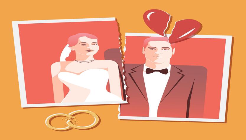 casal termina relacionamento e precisa de divórcio
